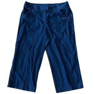 New directions cropped Capri jeans womens size 10, black